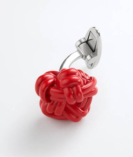 Ele's Abotoaduras Knot em Chili Bottega Veneta Brasil PT - Image 3