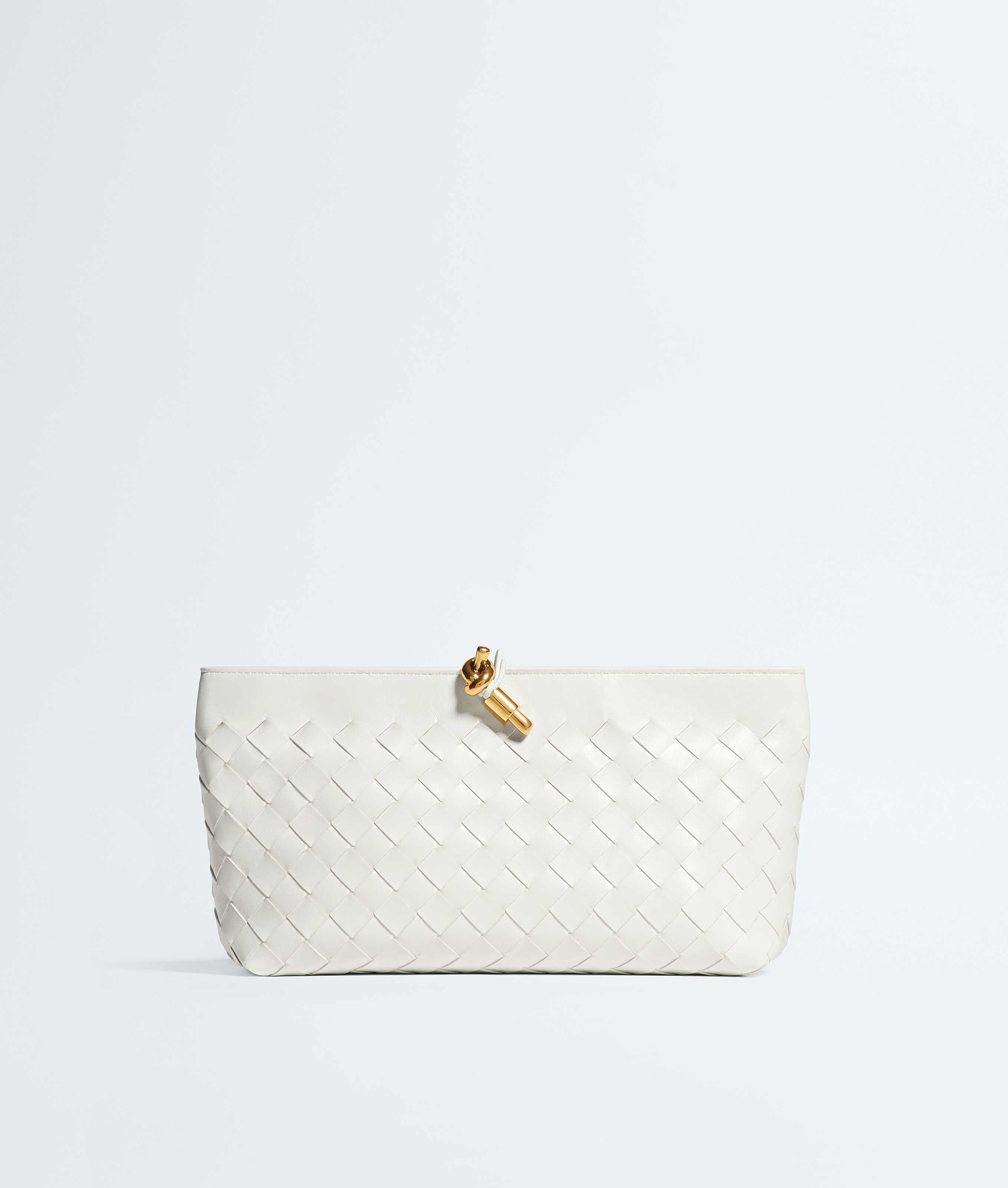 Women's Andiamo Boat Pouch in Alabaster | Bottega Veneta HR