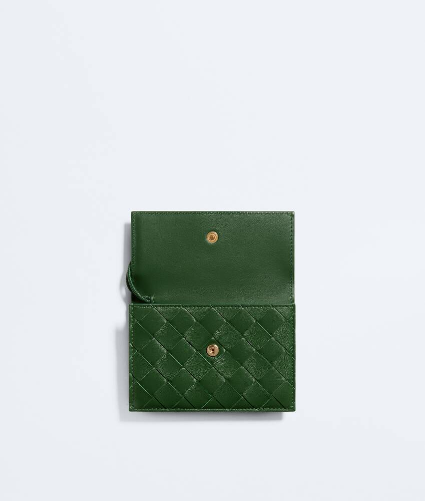 Andiamo Kartenetui mit Rei&szlig;verschluss f&uuml;r Damen in Basil Bottega Veneta Deutschland DE - Image 2