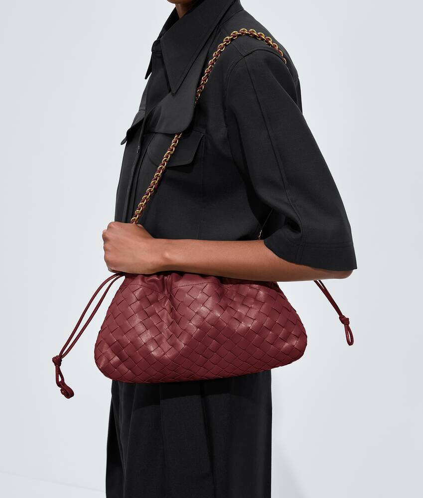 Women's Dustbag Notte in Lava red Bottega Veneta Mexico EN - Image 2