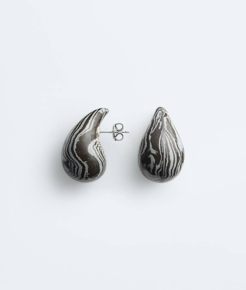 Orecchini Drop piccoli da Donna in Glacial/black Bottega Veneta Italia IT - Image 5