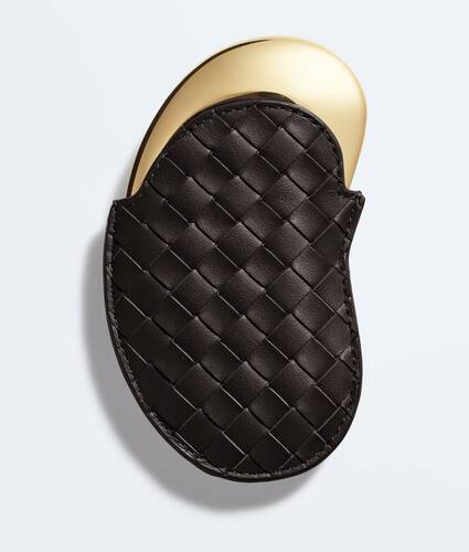 Pocket Mirror in Espresso Bottega Veneta United Kingdom EN - Image 1