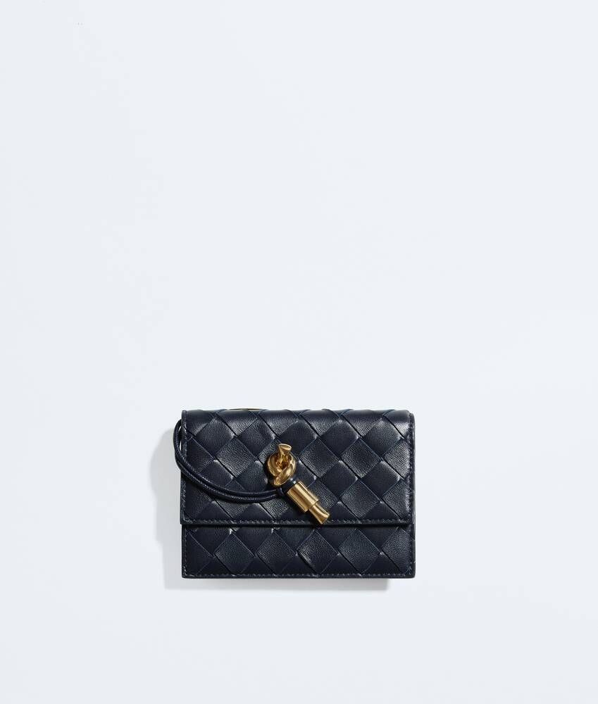 Andiamo Zipped Card Case in Midnight