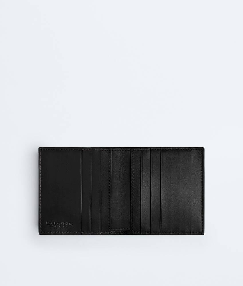 Men's Intrecciato Slim Bi-Fold Wallet in Black Bottega Veneta United States EN - Image 2