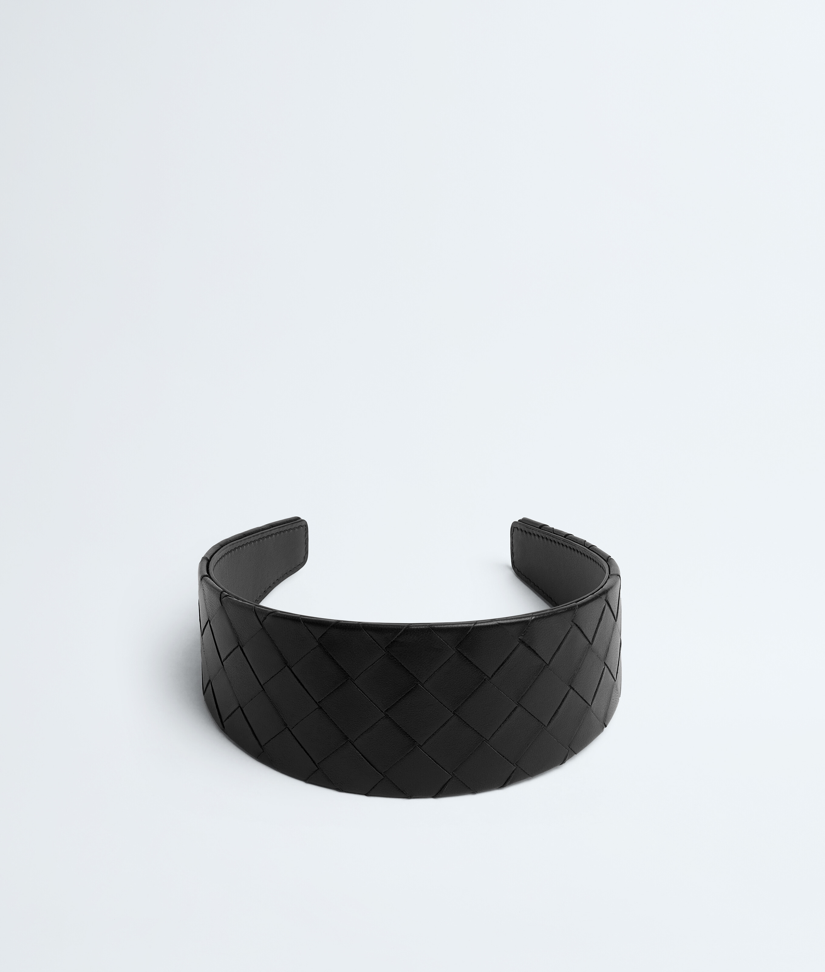 Women's Intrecciato Headband in Black Bottega Veneta Zimbabwe EN - Image 1
