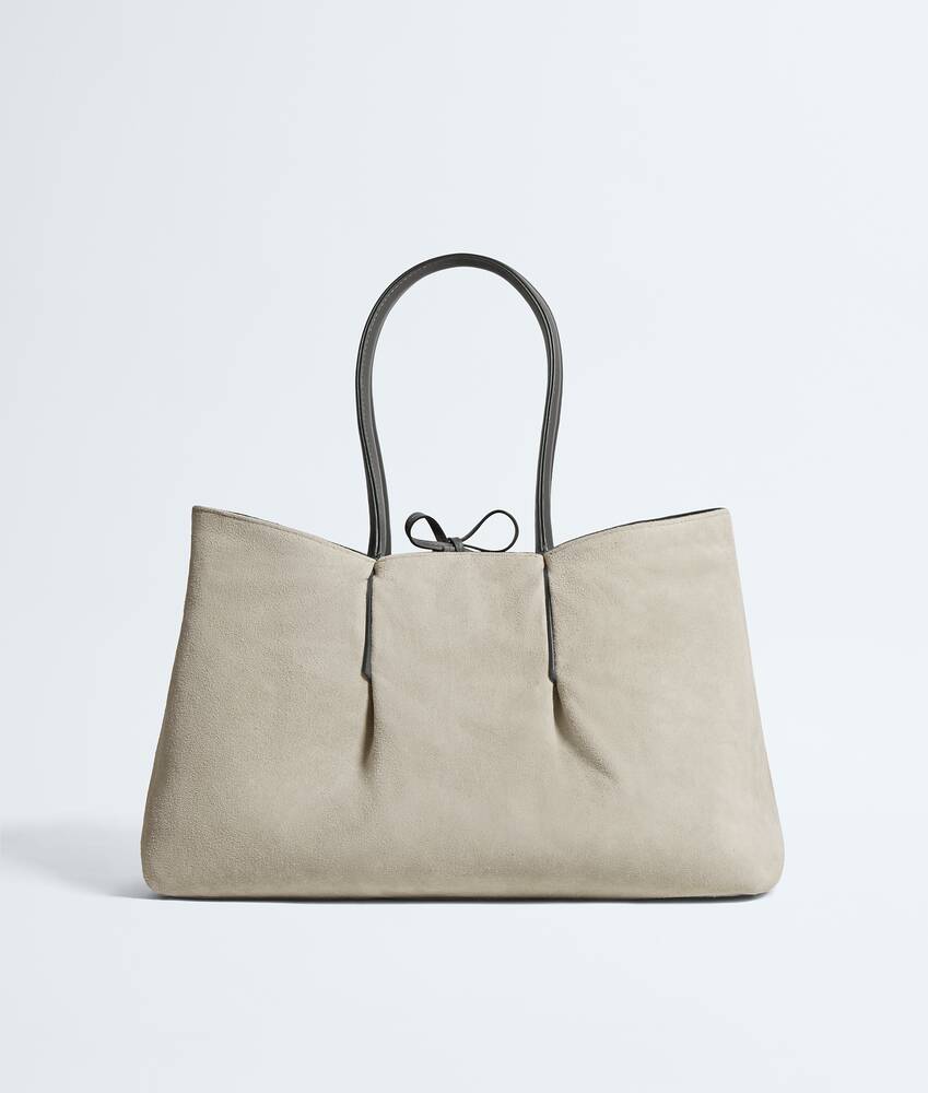 Women's Large Pinacoteca in Obsidian gray/silica gray Bottega Veneta Italy EN - Image 5
