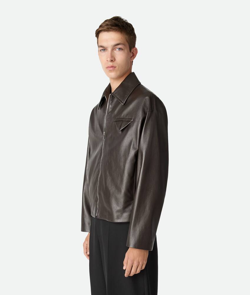 Ein größeres Bild des Produktes anzeigen 2 - Blouson aus glänzendem Leder