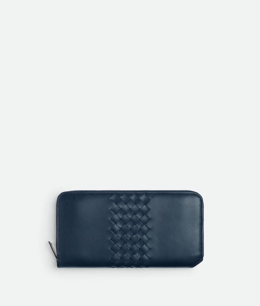 Display a large version of the product image 1 - Intrecciato Piccolo Zip Around Wallet