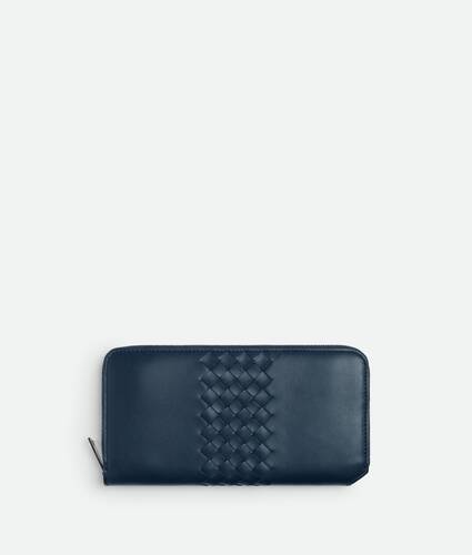 Intrecciato Piccolo Zip Around Wallet