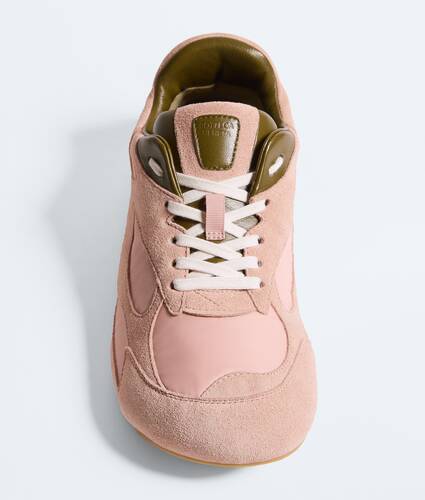 Women's Orbit Flash Sneaker in Terra pink/olive oil Bottega Veneta Cyprus EN - Image 4
