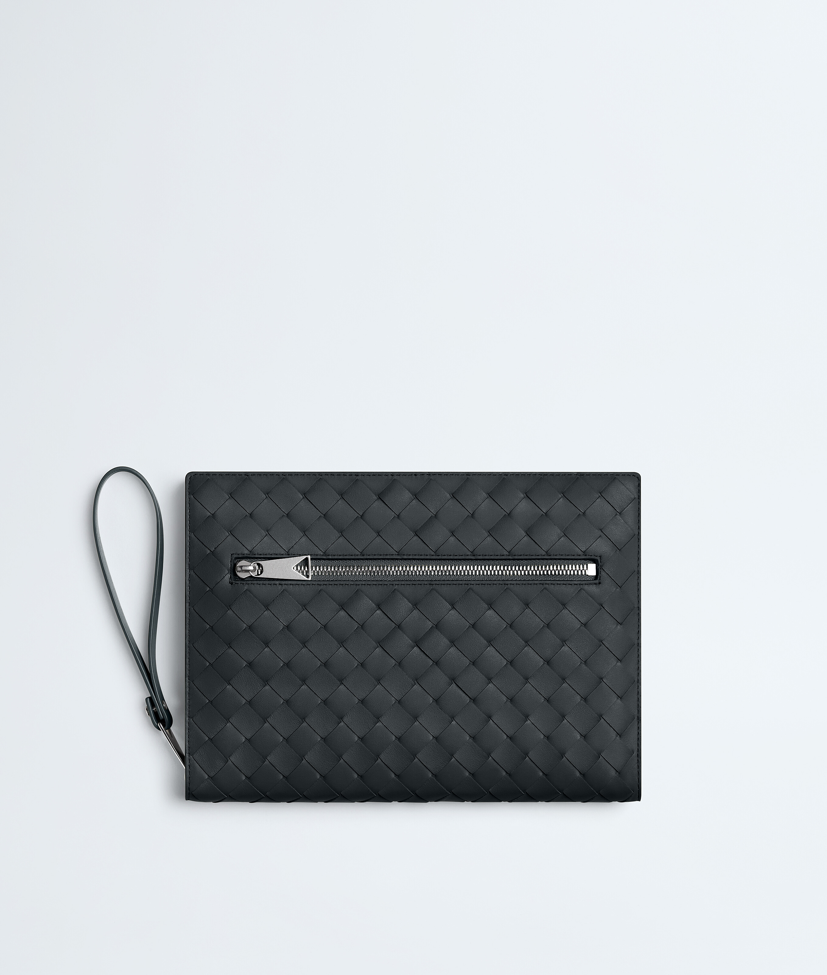 Small Intrecciato Document Case with Wristlet