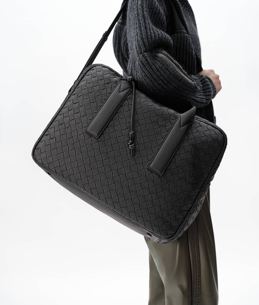 Men's Getaway Weekender in Black Bottega Veneta Greece EN - Image 2