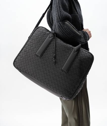 Men's Getaway Weekender in Black Bottega Veneta Greece EN - Image 2