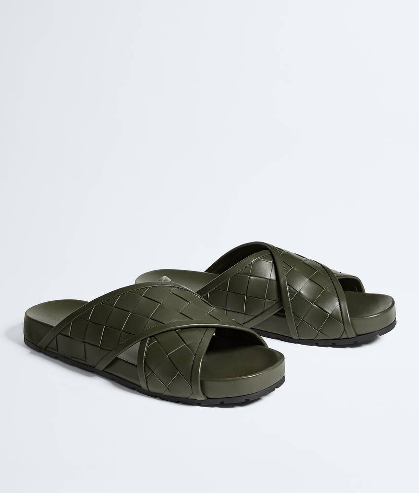 Men's Tarik Sandal in Bark green Bottega Veneta Hong Kong SAR China EN - Image 3