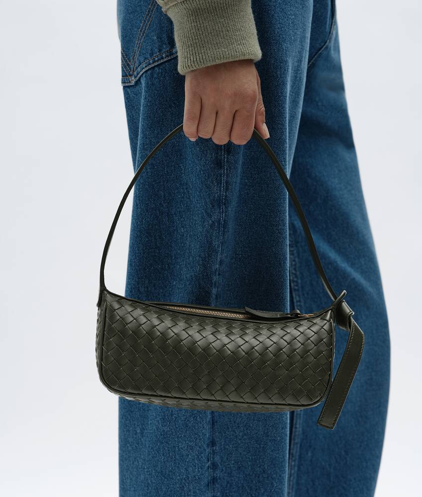 Women's Nodo Shoulder Bag in Bark green Bottega Veneta United States EN - Image 5