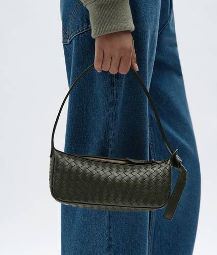 Women's Nodo Shoulder Bag in Bark green Bottega Veneta United States EN - Image 5