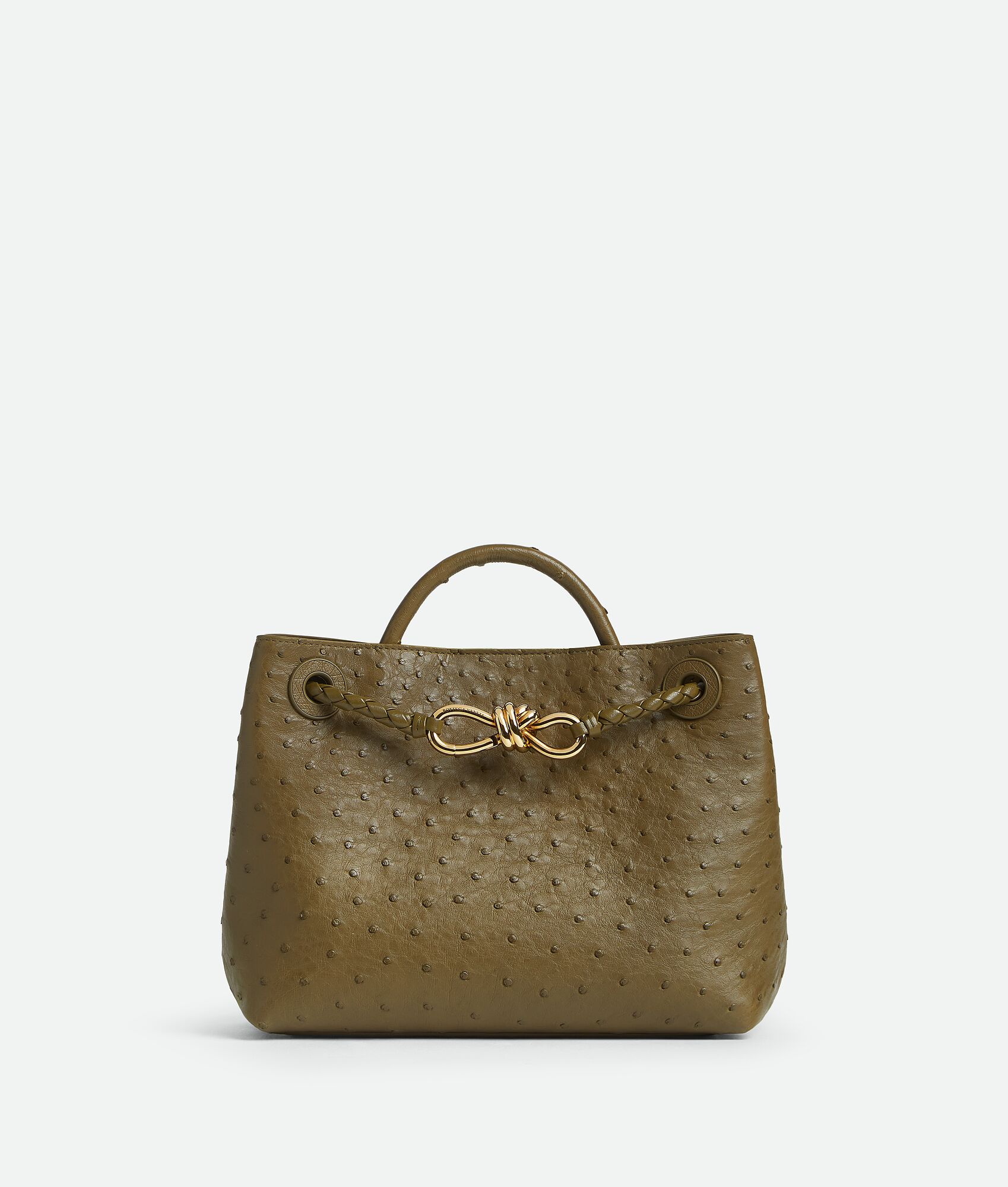 Bottega Veneta Small Andiamo Ostrich