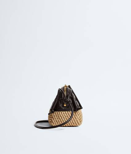 Ela's Pouch Concert em Espresso/natural Bottega Veneta Brasil PT - Image 4
