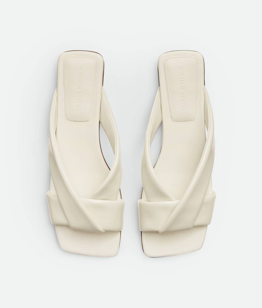 Women's Riva Flat Mule in Sea salt Bottega Veneta Norway EN - Image 5