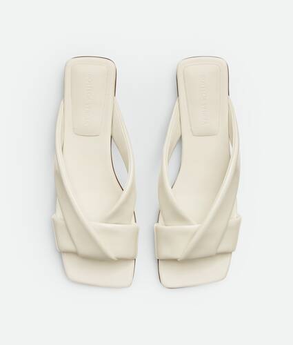 Women's Riva Flat Mule in Sea salt Bottega Veneta Norway EN - Image 5