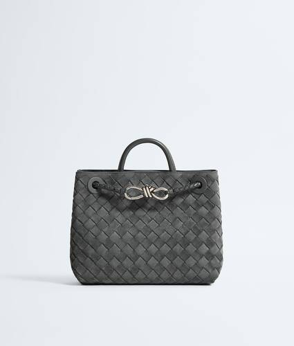 Women's Small Andiamo in Obsidian gray Bottega Veneta United Arab Emirates EN - Image 1