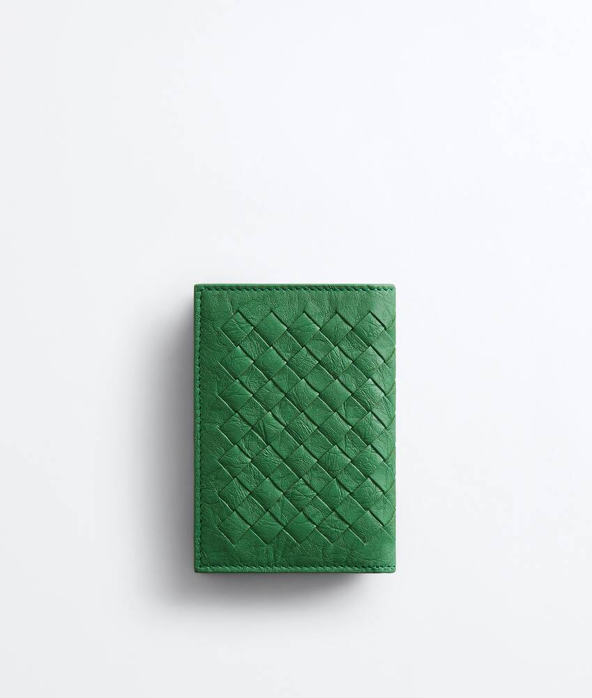 Men's Woven Mycelium Flap Card Case in Shamrock Bottega Veneta Hong Kong SAR China EN - Image 3