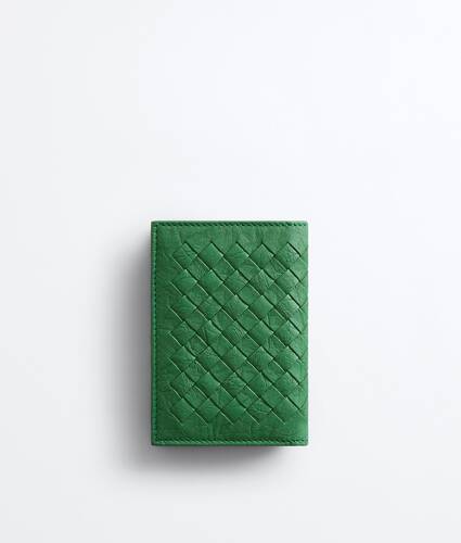 Men's Woven Mycelium Flap Card Case in Shamrock Bottega Veneta Hong Kong SAR China EN - Image 3