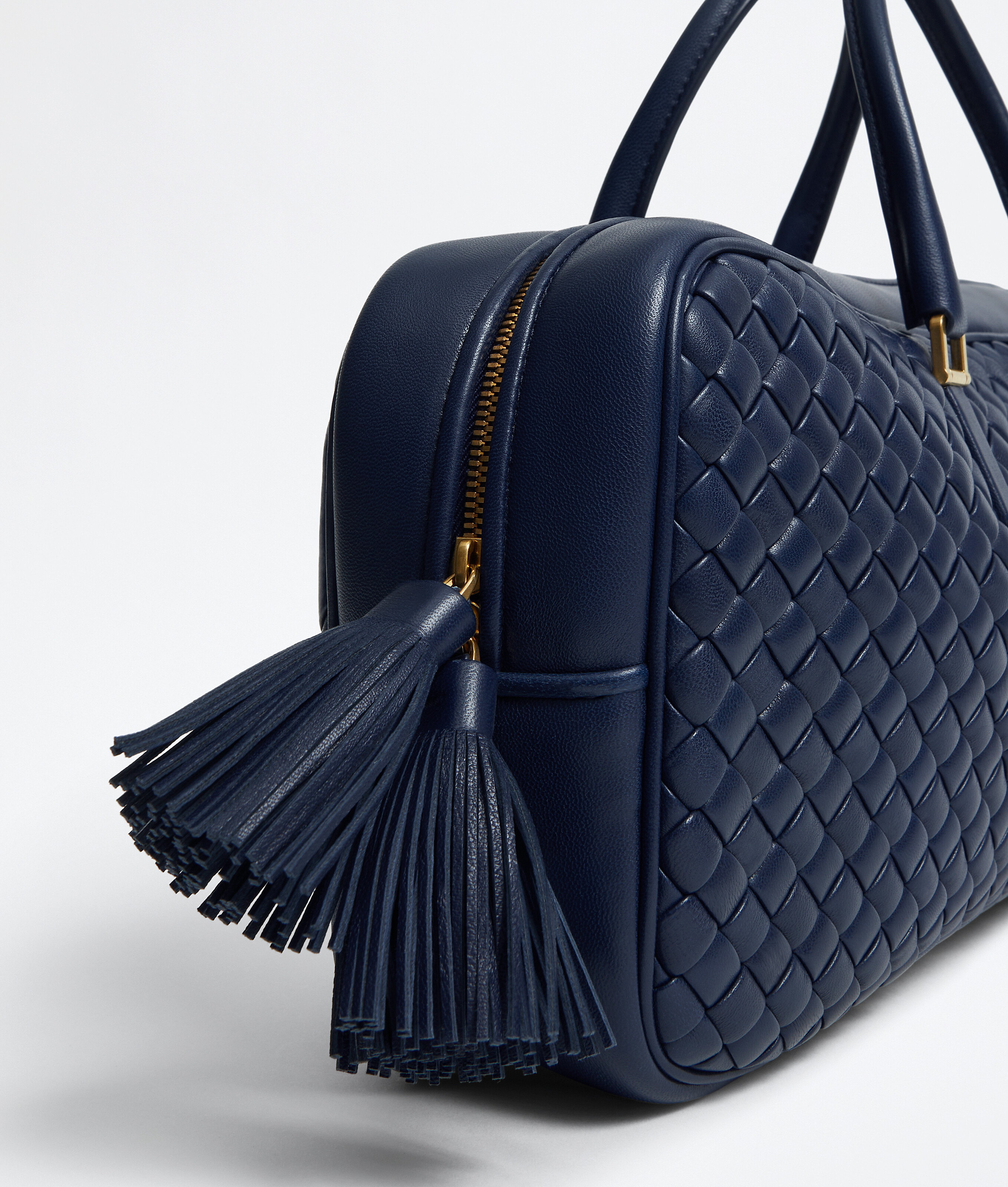 Women's Small Elio in Petroleum Bottega Veneta Luxembourg EN - Image 5