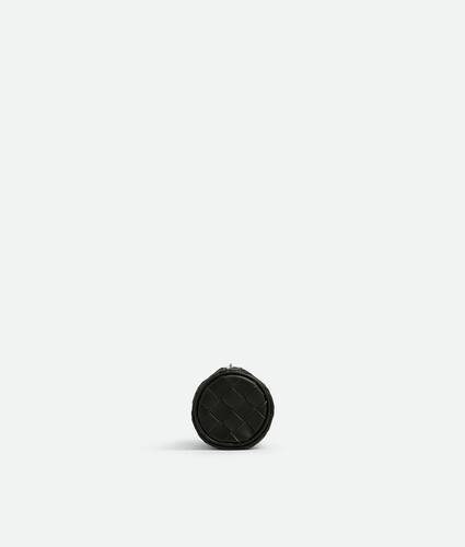 Intrecciato Cylinder Pencil Case in Black Bottega Veneta United States EN - Image 4