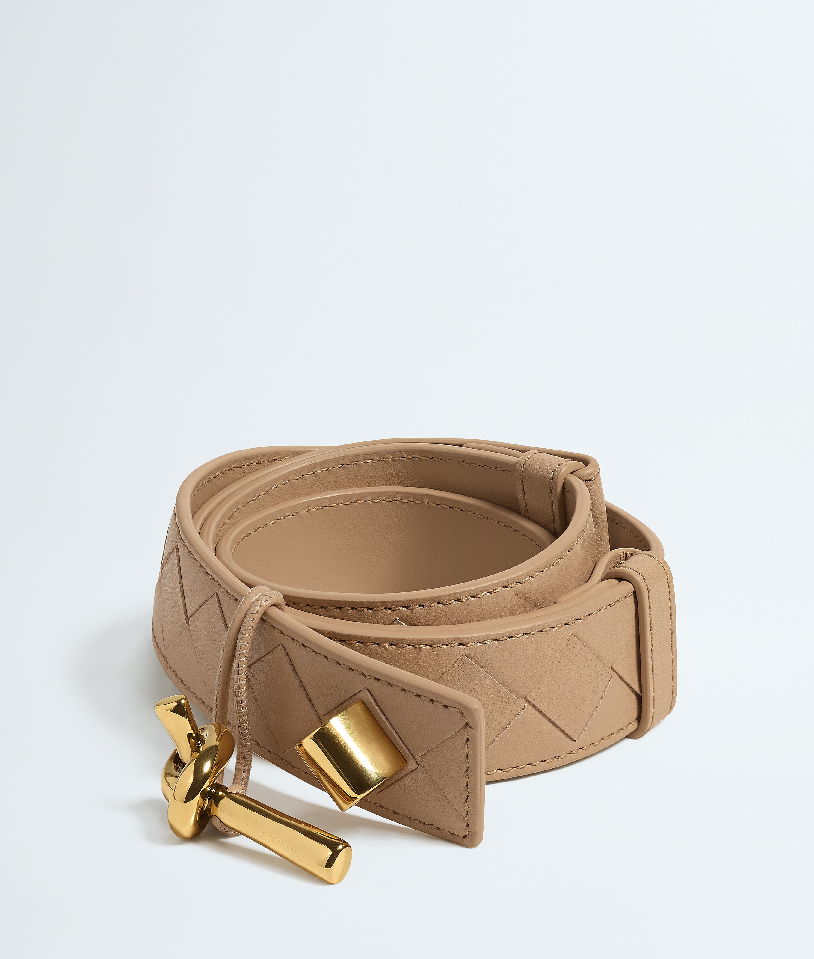 Bottega Veneta Beige Andiamo Belt - Woman - 38