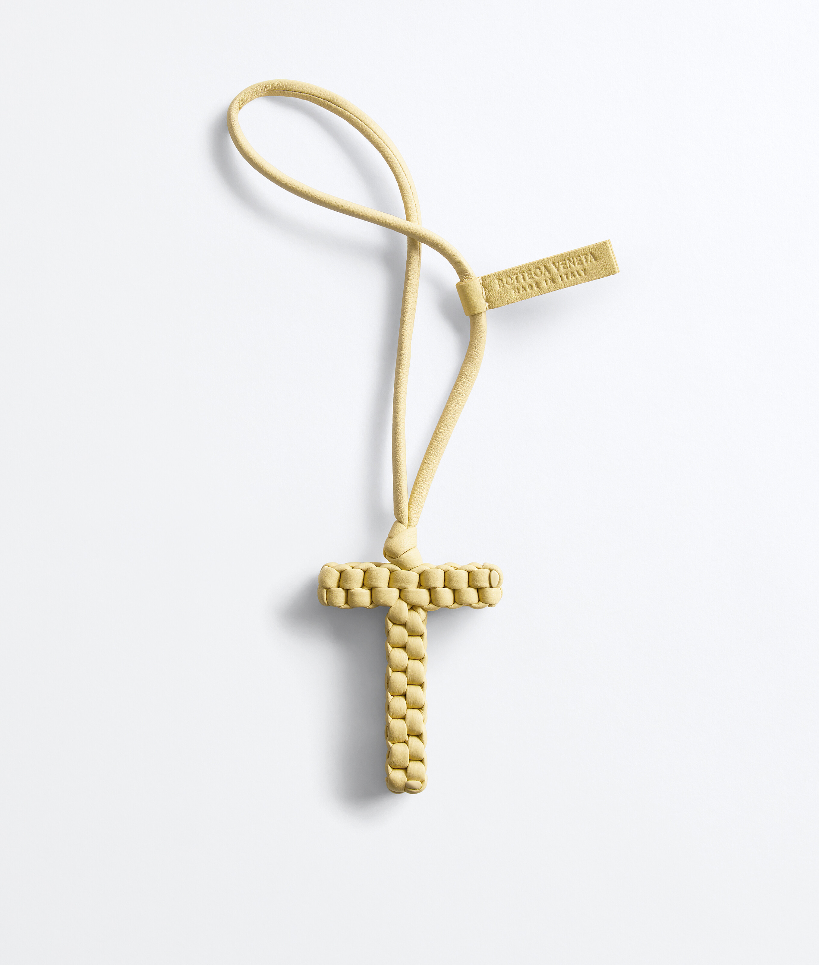 Letter T Charm in Butter Bottega Veneta Finland EN - Image 1