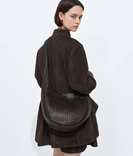 Women's Ovetto in Espresso Bottega Veneta Italy EN - Image 5