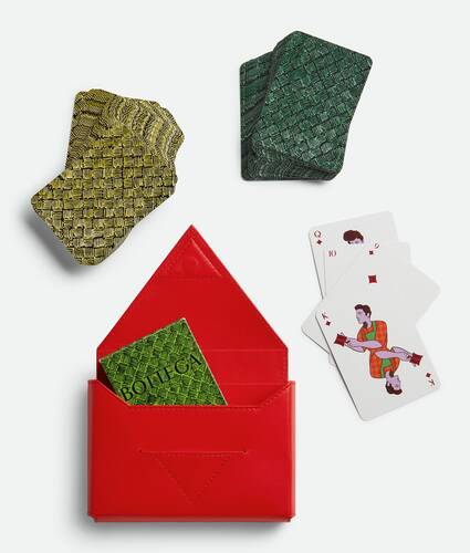Playing Cards in Red stone Bottega Veneta Luxembourg EN - Image 5