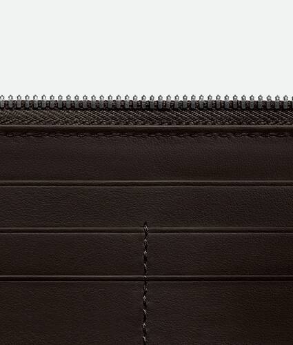 Intrecciato Zip Around Wallet