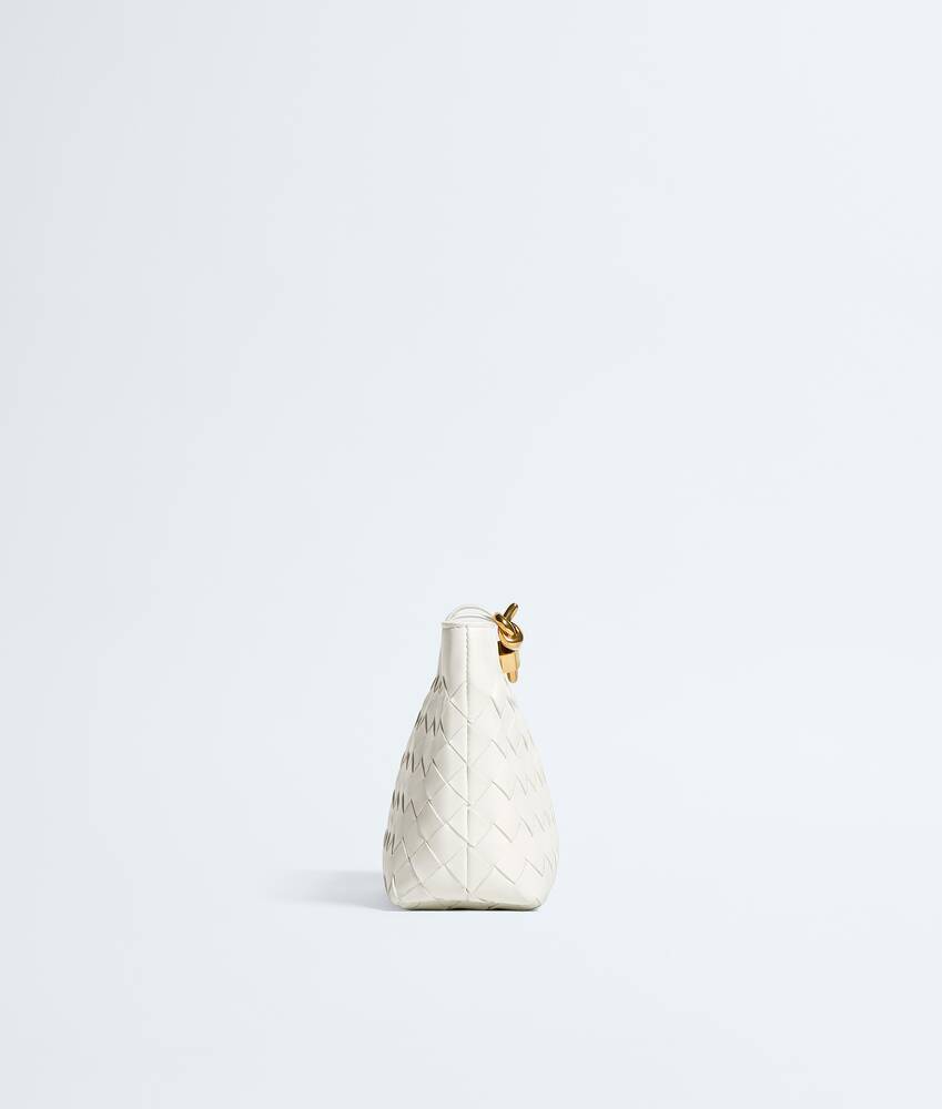Ela's Pouch Boat Andiamo em Alabaster Bottega Veneta Brasil PT - Image 4