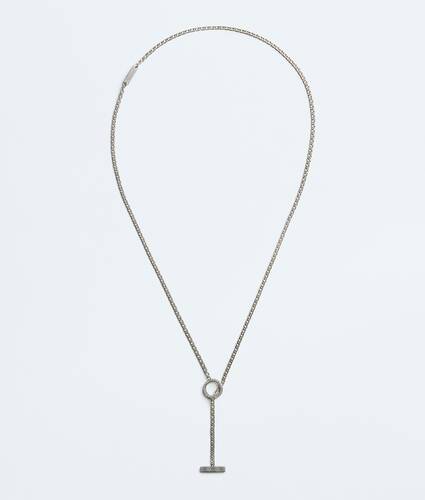 Men's Veneta Chain Necklace in Silver Bottega Veneta United Kingdom EN - Image 1