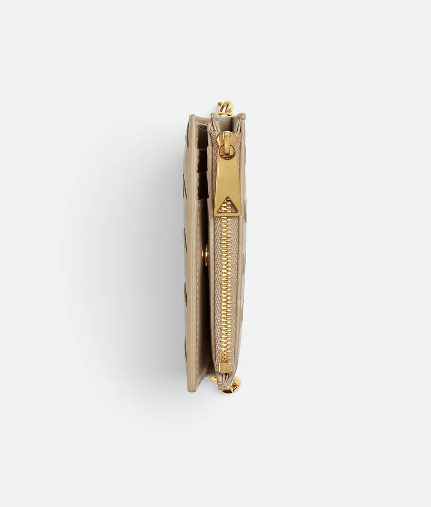 Portefeuille Bi-Fold Solstice petit format pour Femme en Ecru Bottega Veneta Belgique FR - Image 4