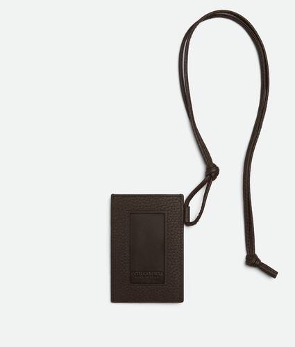 Intrecciato Badge Holder