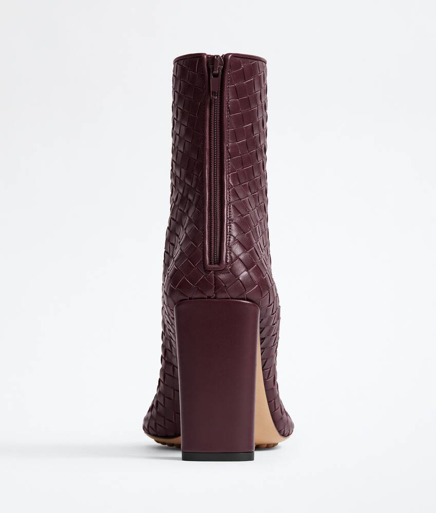 Women's Cherry Ankle Boot in Deep mahogany Bottega Veneta Australia EN - Image 3