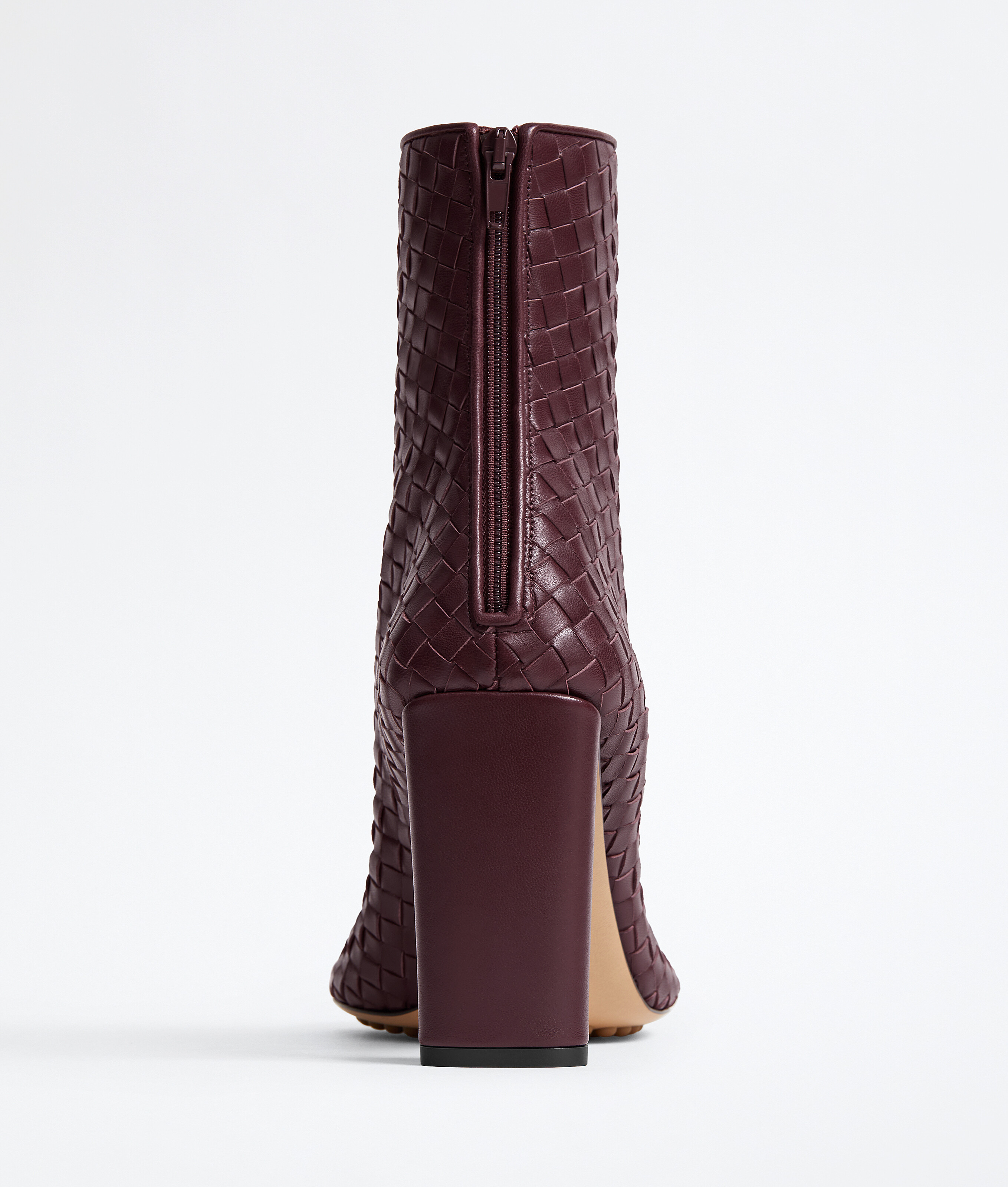 Women's Cherry Ankle Boot in Deep mahogany Bottega Veneta Luxembourg EN - Image 3