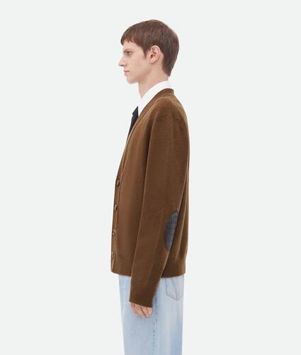 Men's Cashmere Cardigan in Cedar Bottega Veneta Denmark EN - Image 2