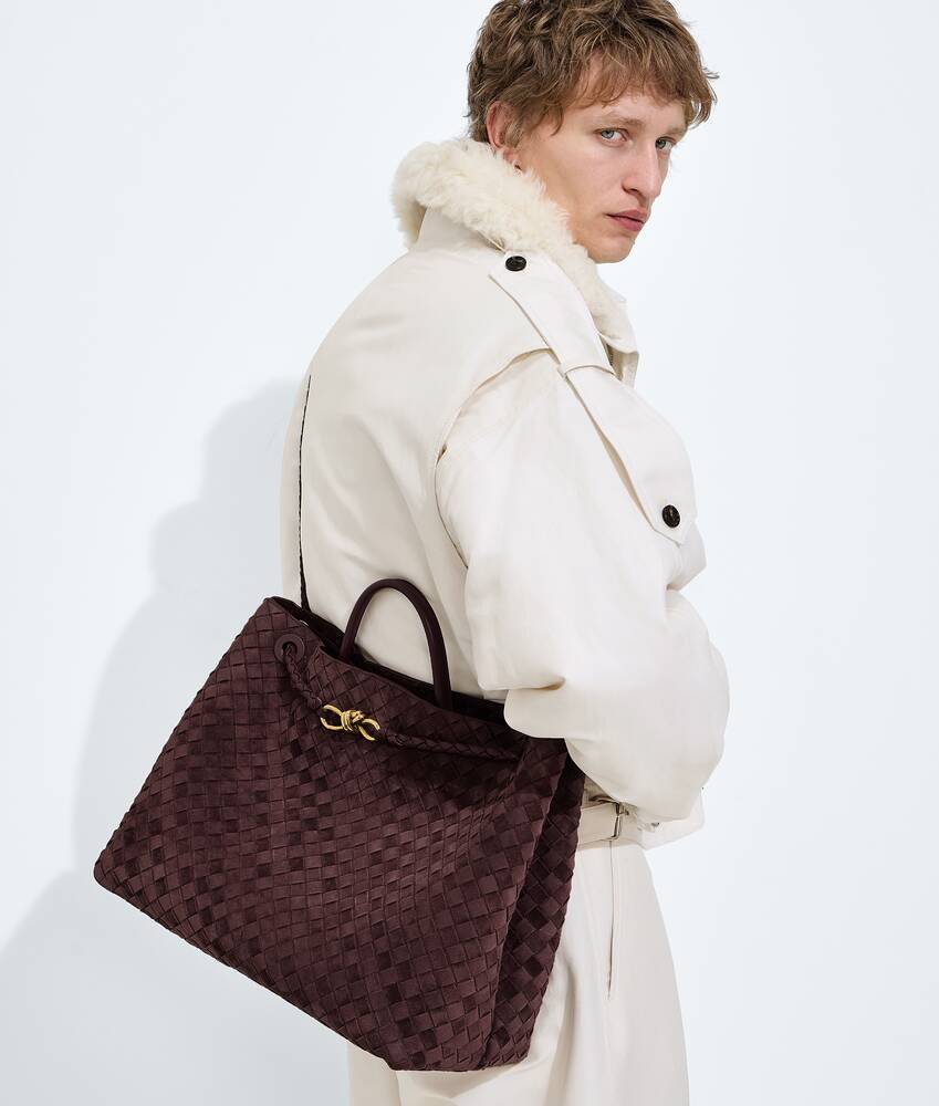 Women's Large Andiamo in Deep mahogany Bottega Veneta Japan EN - Image 2
