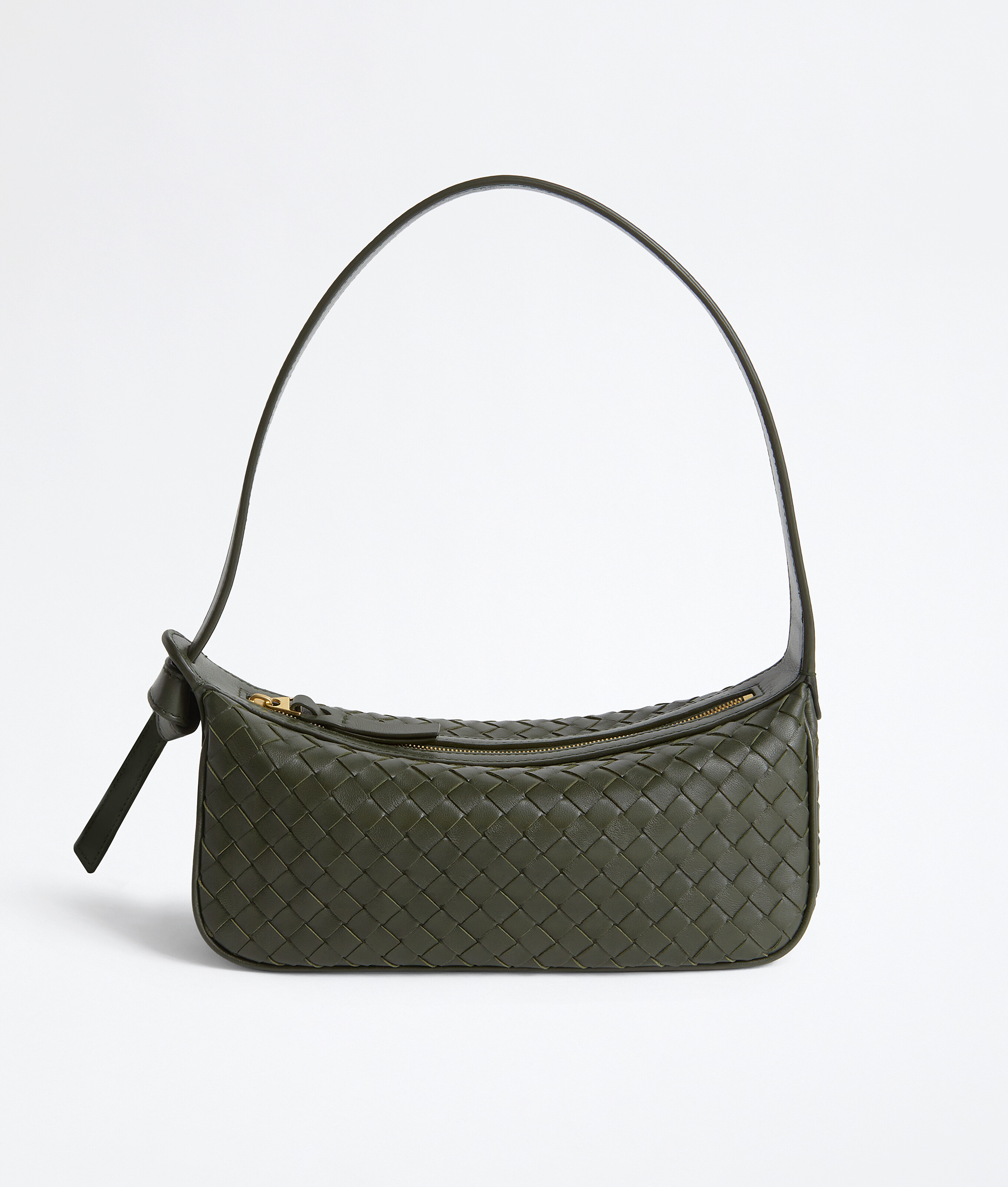 BOTTEGA VENETA パース Women's Nodo Shoulder Bag in Bark green | Bottega Veneta US