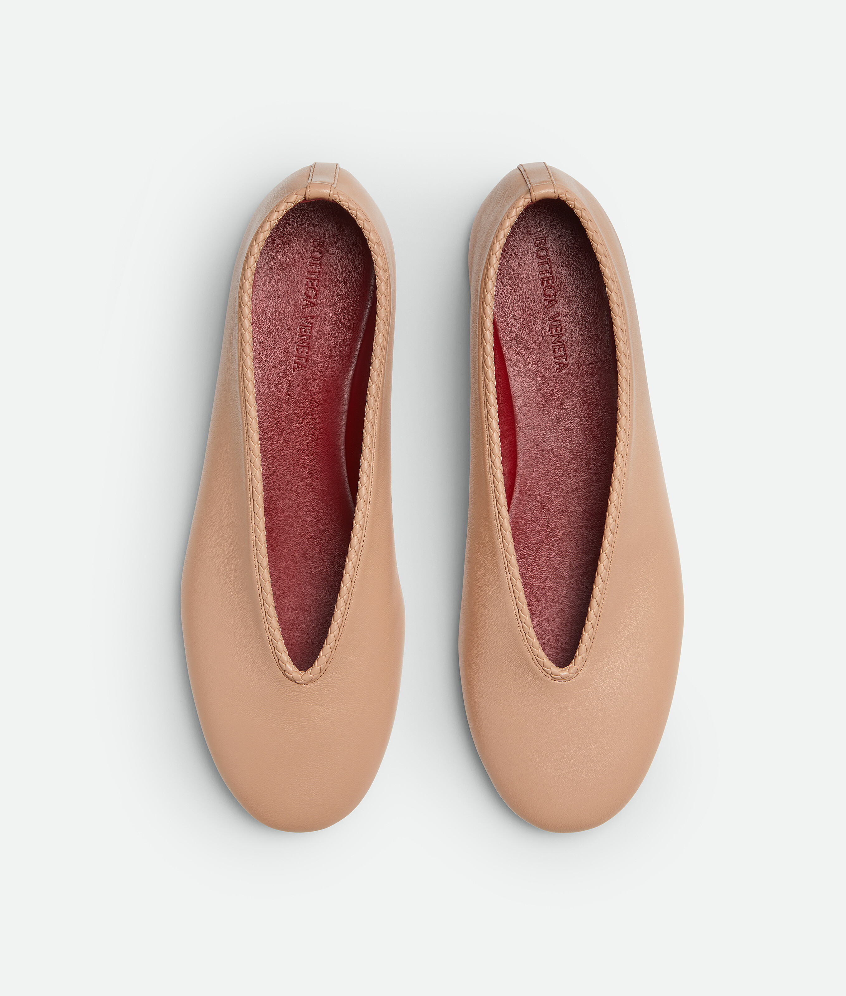 Women's Rosa Ballerina in Cipria Bottega Veneta Luxembourg EN - Image 5