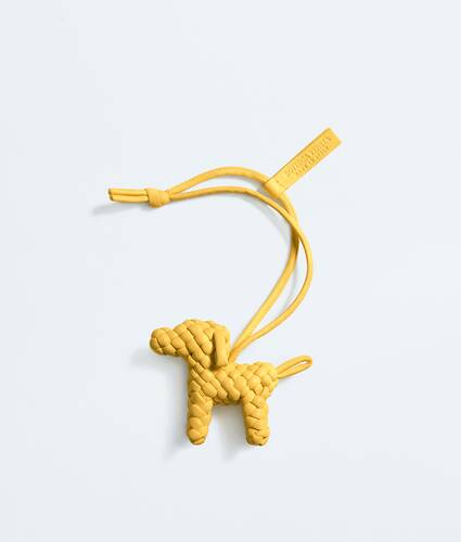 Men's Dog Charm in Buttercup Bottega Veneta South Korea EN - Image 1