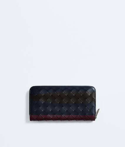 Intrecciato Zip Around Wallet