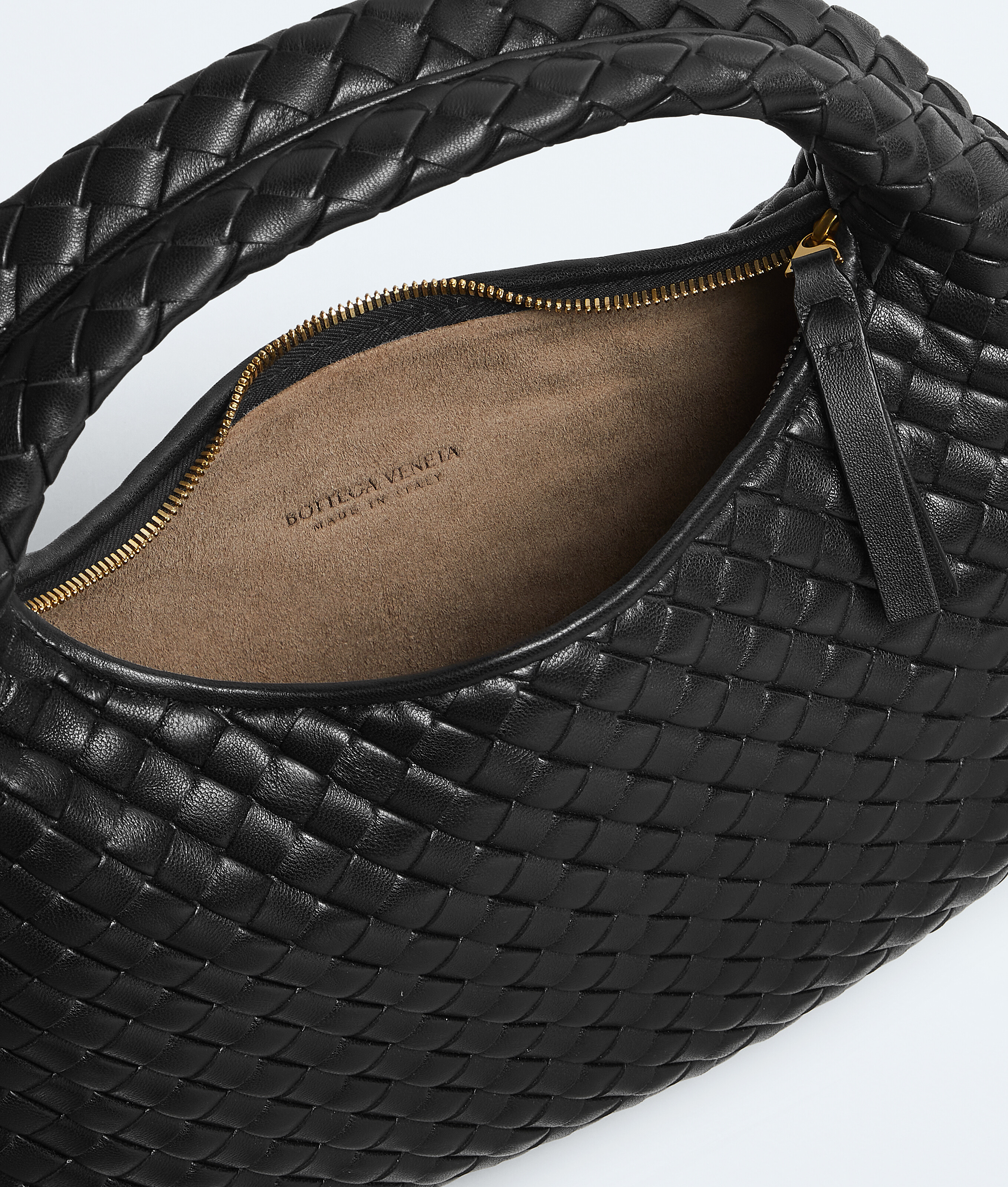 Women's Small Veneta in Black Bottega Veneta Luxembourg EN - Image 3