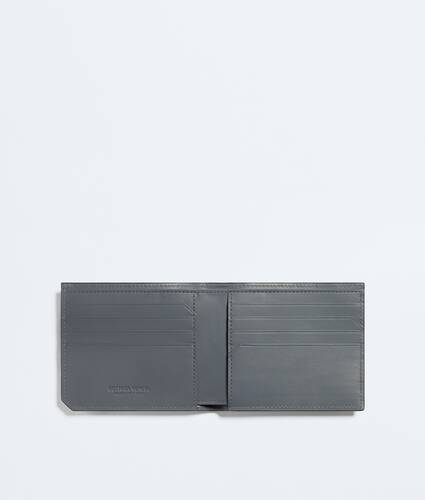 Men's Intrecciato Piccolo Bi-Fold Wallet in Black/thunder Bottega Veneta Czechia EN - Image 2