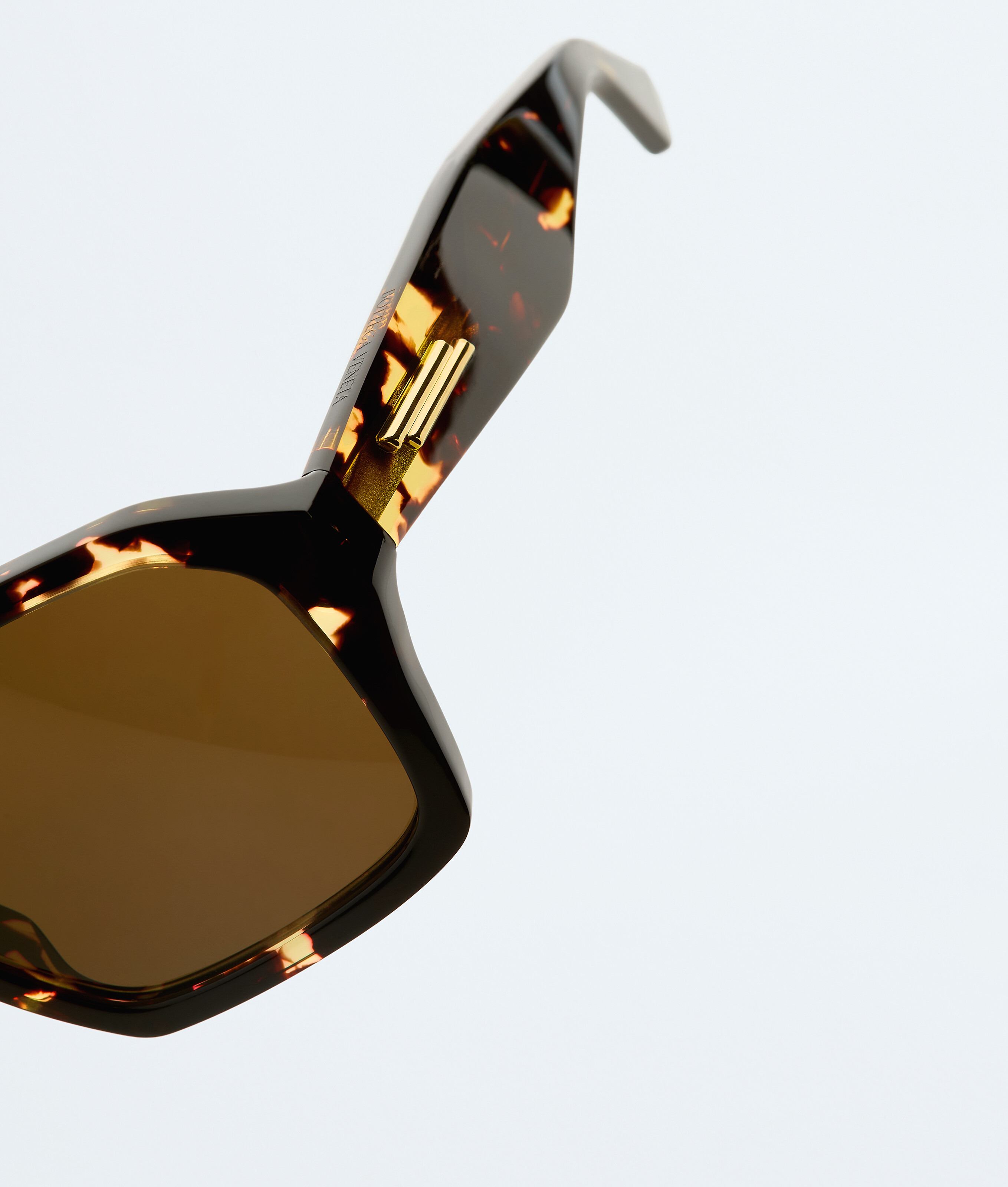Classic Aviator Sunglasses in Havana/brown Bottega Veneta Luxembourg EN - Image 4