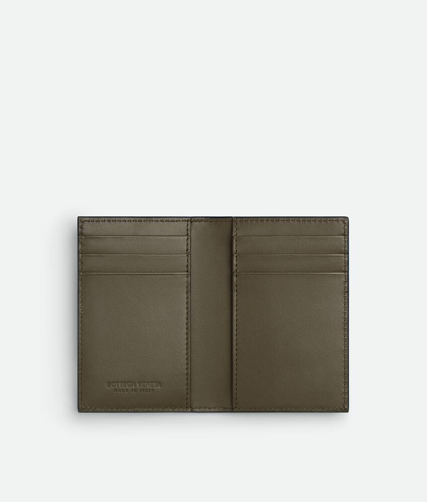 Men's Intrecciato Flap Card Case in Abyss/cypress Bottega Veneta Macao SAR China EN - Image 2